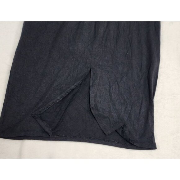 Athleta Santorini Cinch Midi Dress Black Large - Picture 8 of 9